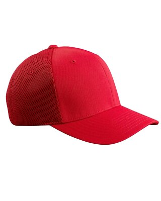 3 Pack Of Flexfit 6533 Adult 6 Panel Mid Profile Hat Ultrafibre & Airmesh Cap