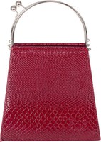 KüStenluder Tilia Vintage Snake Schlangen 50S Kisslock Bag Handtasche Rockabill
