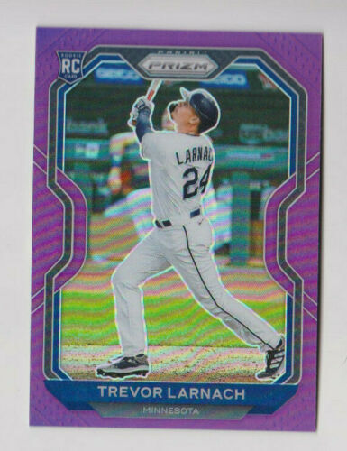 2021 Panini Prizm #55 Trevor Larnach Purple Prizm RC TWINS | eBay