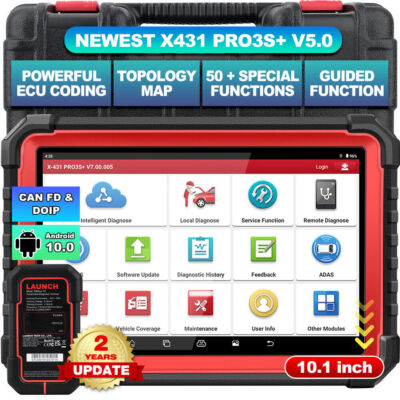 2026 LAUNCH X431 PRO3S+ PRO 5.0 Bidirectional Car Diagnostic Scanner Key Coding