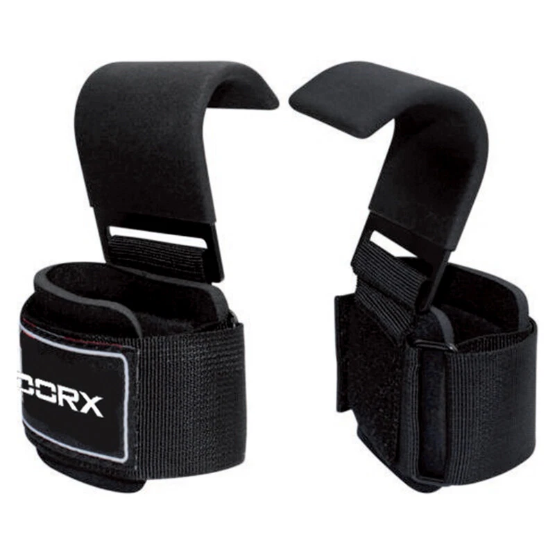 Coppia Polsiere con Gancio TOORX per Allenamento Trazioni Stacchi Sbarra Manubri