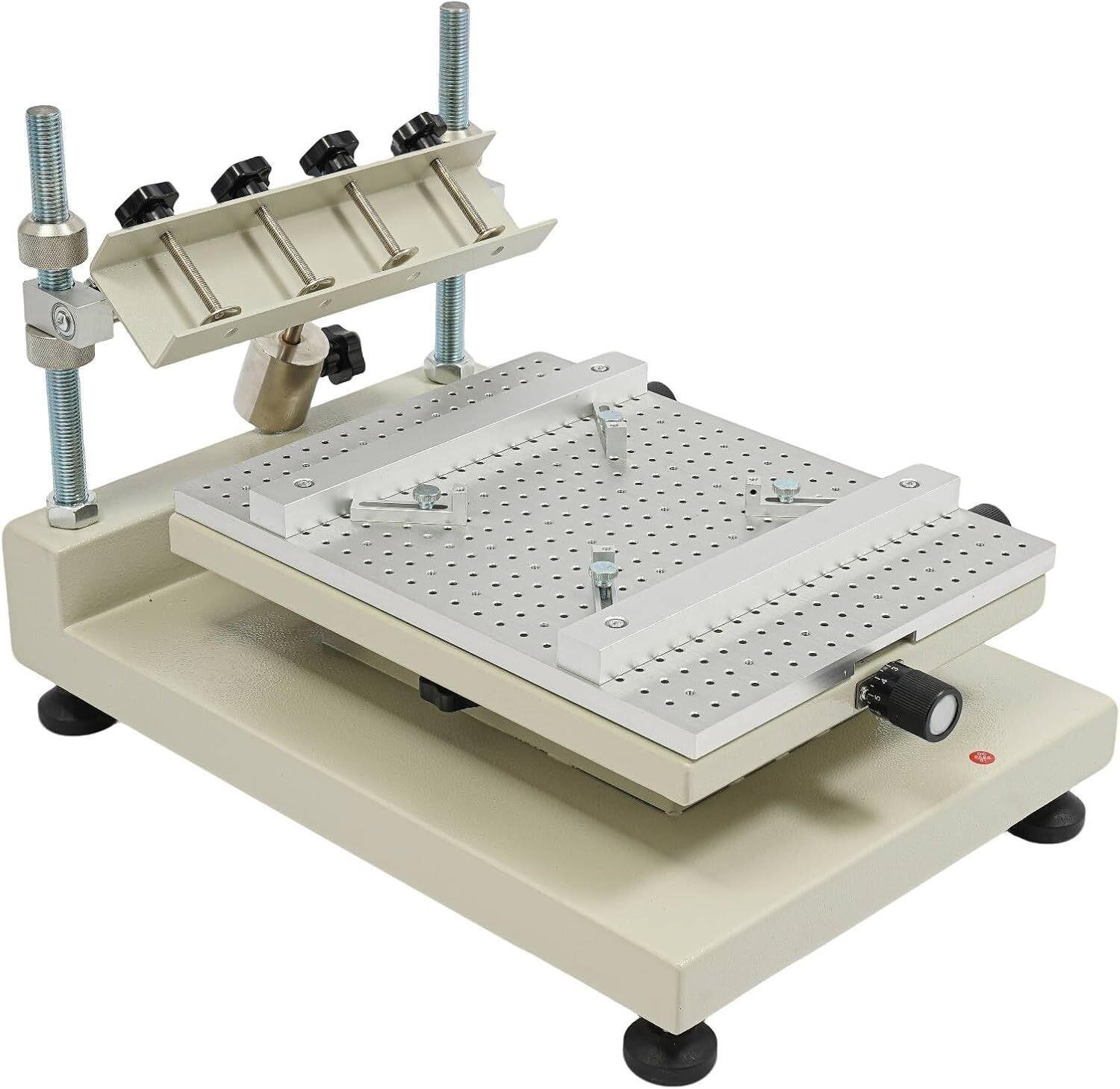 3040 Solder Paste Printer PCB SMT Manual Stencil Printing Platform 300mm * 400mm