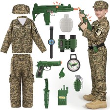 Spooktacular Creations Army Costume for Boys, Kids Military Costume, Soldier ...