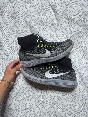 Nike Lunarlon Flyknit Shield Dark Grey Black 12 Men s 849664-001
