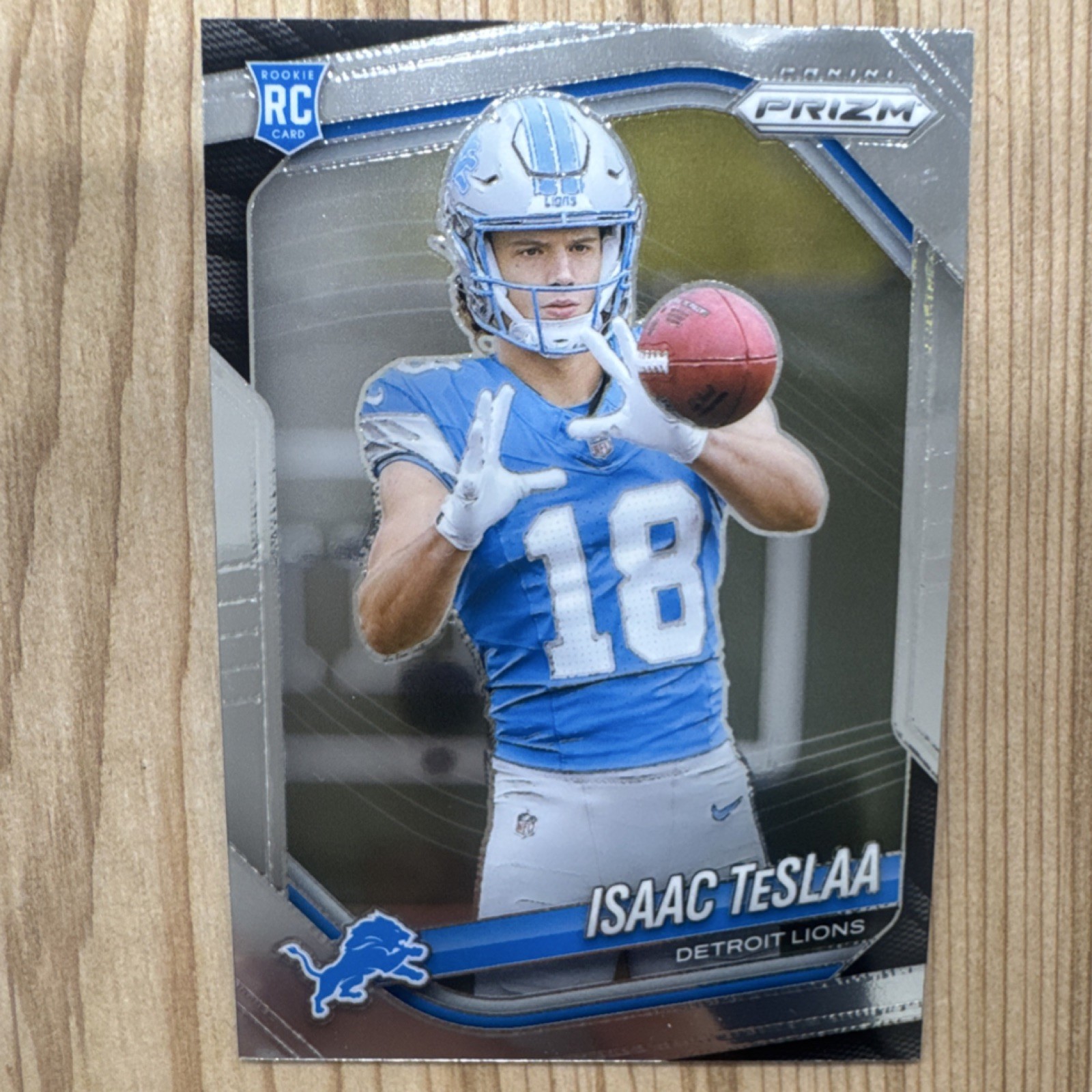2025 Panini Prizm Football Isaac Teslaa #316 Rookie Detroit Lions