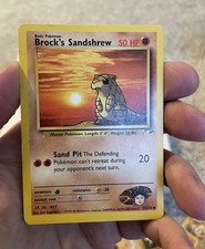Pokemon Brock's Sandshrew 72/132 Gym Heroes Common English 50HP on eBay