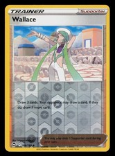 Wallace 166/195 Reverse Holo Uncommon Silver Tempest Pokemon NM