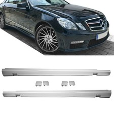 Mercedes E-Klasse W212 S212 Seitenschweller Set aus ABS +Zubehör für E63 AMG Mercedes E-Klasse W212 S212 Seitenschweller Set aus ABS +Zubehör für E63 AMG