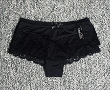 New Size Medium René Rofé Pack of 2 Black Lace Cheeky Panties Shorts Next