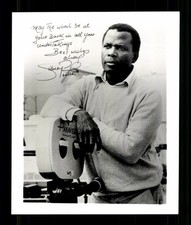Sidney Poitier Foto Druck Signiert # BC 229020