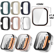 For Honor Watch X5 Protective Shell Tempered Glass Screen Protector Case Cover