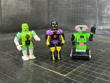 1994 Micro Machines Zbots Z-BOTS Reactor Zolord Glaxor 3-pack Lot Set