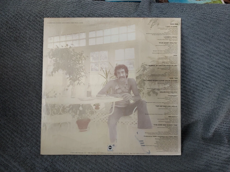 Jim Croce - I Got A Name - 1973 Rock, Blues - EX - Ultrasonic Clean - Image 2 of 4