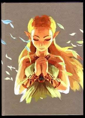 ZELDA Strategy Guide Expanded Edition BREATH OF THE WILD 2017 HC w/Poster-Map
