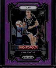 2024 Panini Prizm Monopoly WNBA #40 Kate Martin Pink Prizms #/149