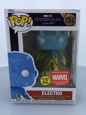 Funko POP! Spider-Man: No Way Home Glow-in-The-Dark Electro Marvel Collector Cor
