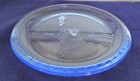 Tiara Indiana Glass Ice Blue Statue of Liberty Commemorative 8" Collector Plate — photo 2