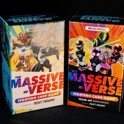  ️ MASSIVE-VERSE Card Game 2-Box Bundle! Factory Sealed Starter + Expansion