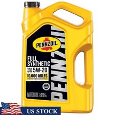 5 Quart Full Synthetic 5W-20 Motor Oil Enhanced Engine Protection Motor Oils 23.90 per gallon