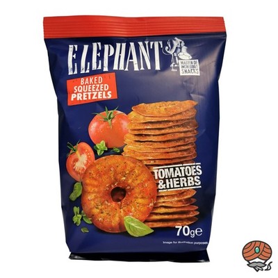 ELEPHANT Pretzels Tomatoes & Herbs 70g