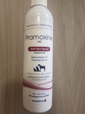 Pet Anti-itch Spray Pramoxine Hydrocortisone Dog Cat Horse 8 Oz Larger Bottle
