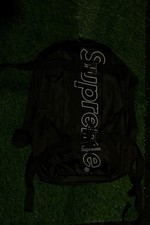 Supreme Black mid- Size Backpack Bag FW18