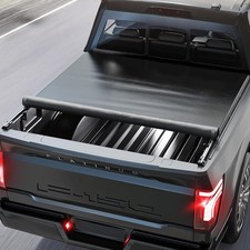Soft Roll-up Truck Bed Tonneau Cover For Ford F150 2015-2025 Fits 5.5ft Bed
