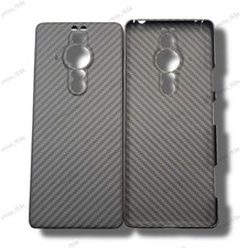 For Sony Xperia Pro-i Carbon Fiber Texture Phone Case Protective Cover / Black