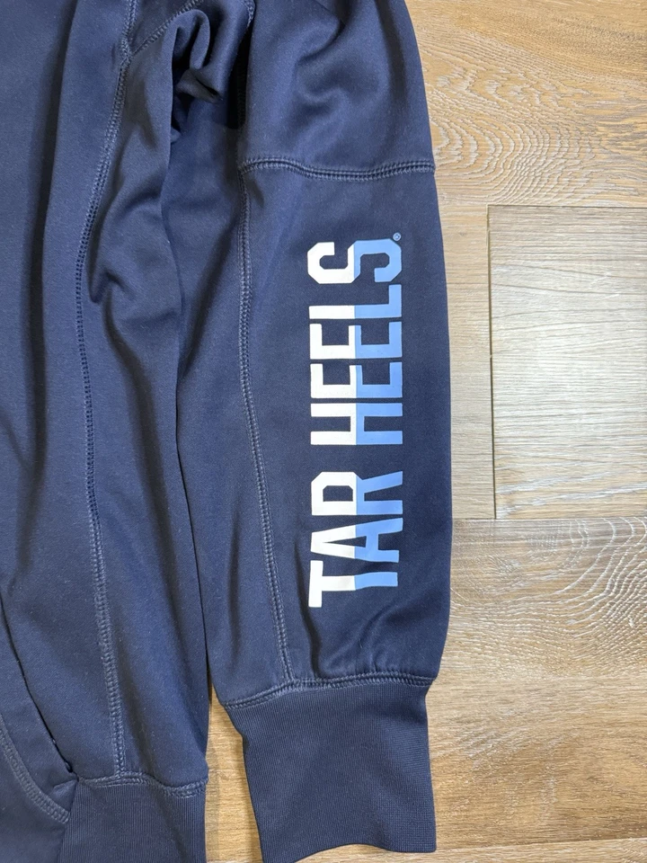 Nike UNC Tar Heels Hooded Jacket Men’s M Blue Full Zip Windbreaker Fleece - Image 2 of 4