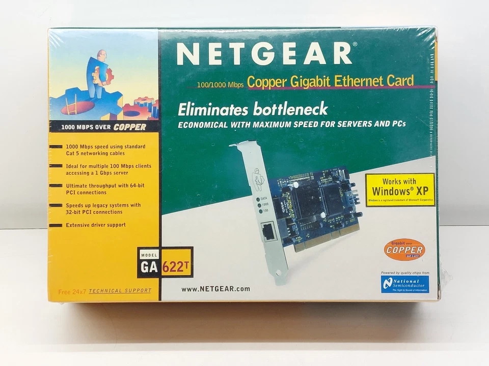 Netgear Copper Gigabit Ethernet Card GA622T - Image 2 of 4