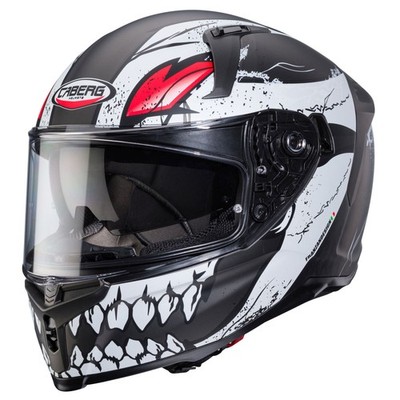 Caberg Full Face Helmet Avalon X Punk Matte Grey/Black-Red - Size L
