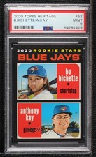 2020 Topps Heritage Rookie Stars Bo Bichette Anthony Kay #52 PSA 9 MINT 2t7
