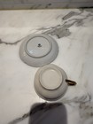 RARE Rex Bavaria China Porcelain Gold Scalloped Rim Tea Cup & Saucer Excellent! — photo 5