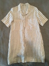 Everlane Striped Linen Shirt dress XS