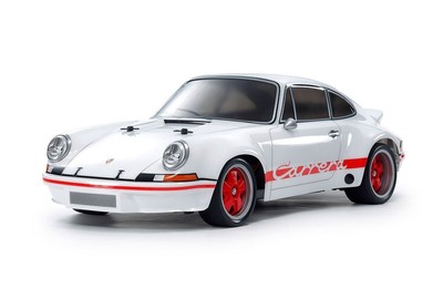 Tamiya - 1/10 R/C Porsche 911 Carrera RSR 2.8, White Painted Body, (BT-01)