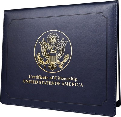 Citizenship Certificate Holder Protective Document Cover
