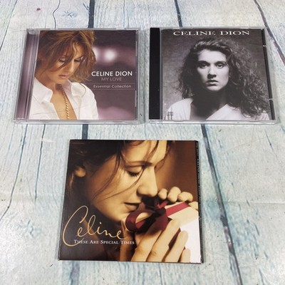 Lot of 3 Celine Dion CDs - Unison - My Love - These are Special Times CD & DVD