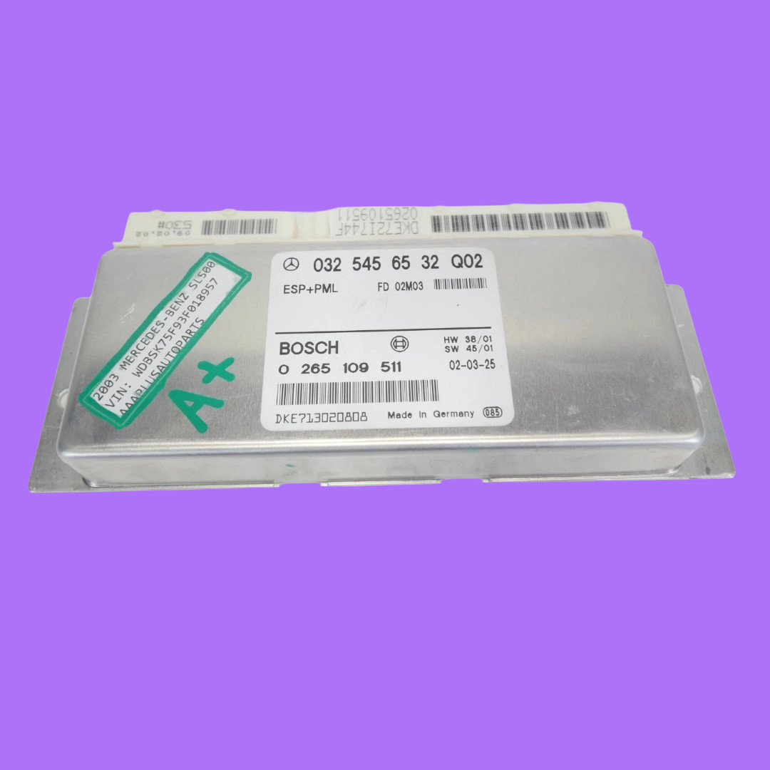 🟩03-06 Mercedes R230 SL55 E500 ESP Electronic Stability Control ABS Module OEM