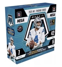 2025 Panini Mosaic Football Factory Sealed Mega Box