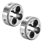 3/8-24 UNF Round Dies Machine Thread Threading Dies 1.2" OD Tool Steel 2pcs