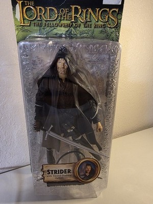 lord of the rings 2004 toy biz figure strider new in box