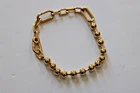 Pandora  ME Metal Bead & Link Chain Bracelet 14k gold plating