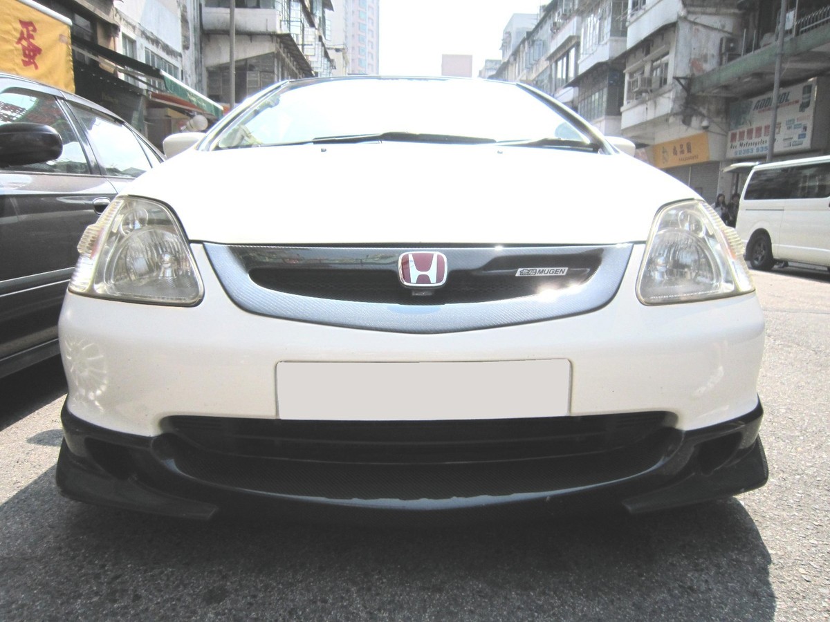 MU style carbon fiber front grille mesh fit for Honda 2002-03