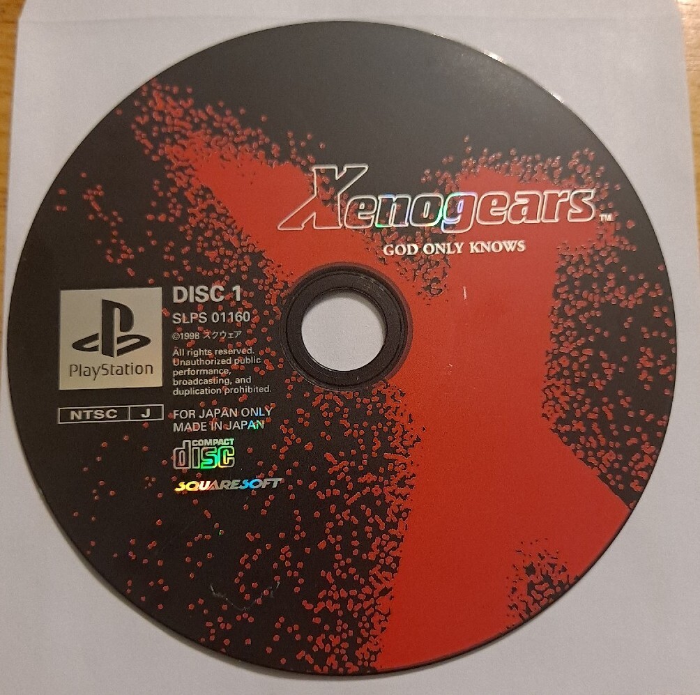 Xenogears God Knows Xeno Gears PS1 Discs Only Japan Import US