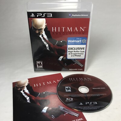Hitman Absolution PS3 CIB Manual PlayStation 3 Assassin Shooter Video Game