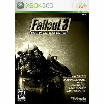 Fallout 3 - Game of the Year Edition Microsoft XBOX 360, XBOX ONE, 2009