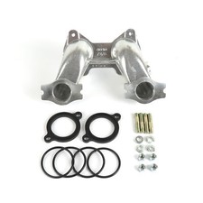 Mini A Series 62mm swan neck manifold single Dellorto DHLA Weber DCOE 45 carb