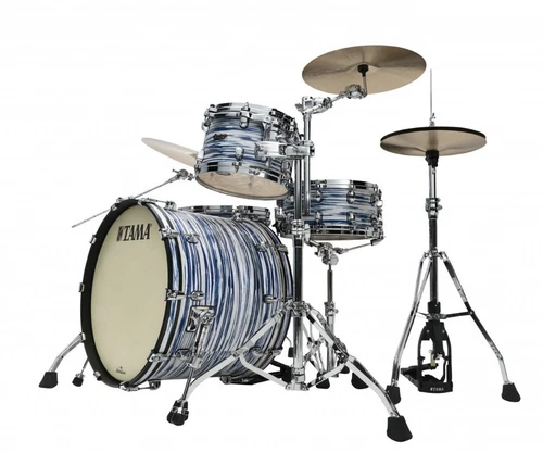 TAMA Starclassic Maple Shell Kit MR32CZS-BWOBlue & White Oyster Delmar Wrap