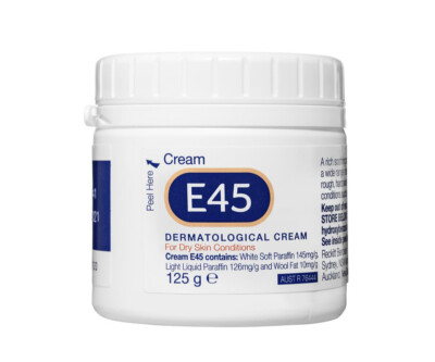 E45 Dermatological Cream Skin Care Tube For Dry Skin Condition, Non-Greasy 125g