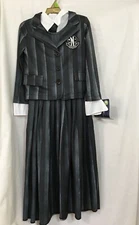 Wednesday Addams Nevermore Academy School Uniform Halloween Costume Size M
